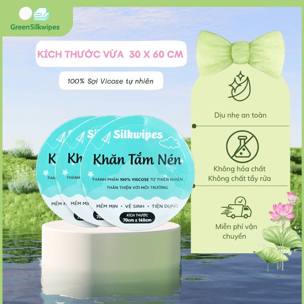 Combo Khăn tắm nén