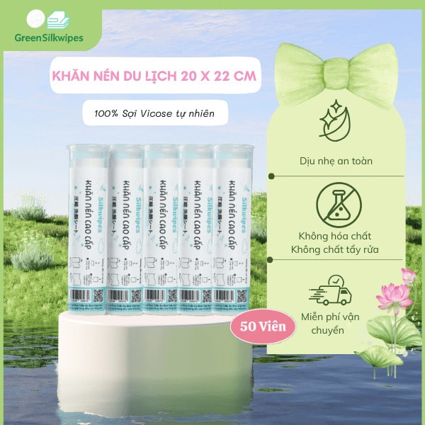 Combo Khăn nén dạng tròn