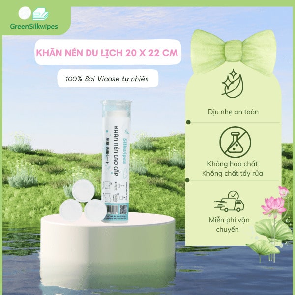 Khăn nén dạng tròn