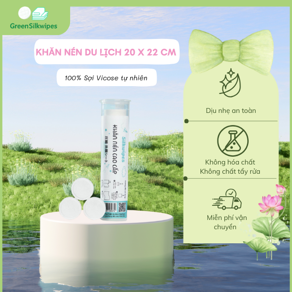 Khăn tắm nén dạng nhỏ